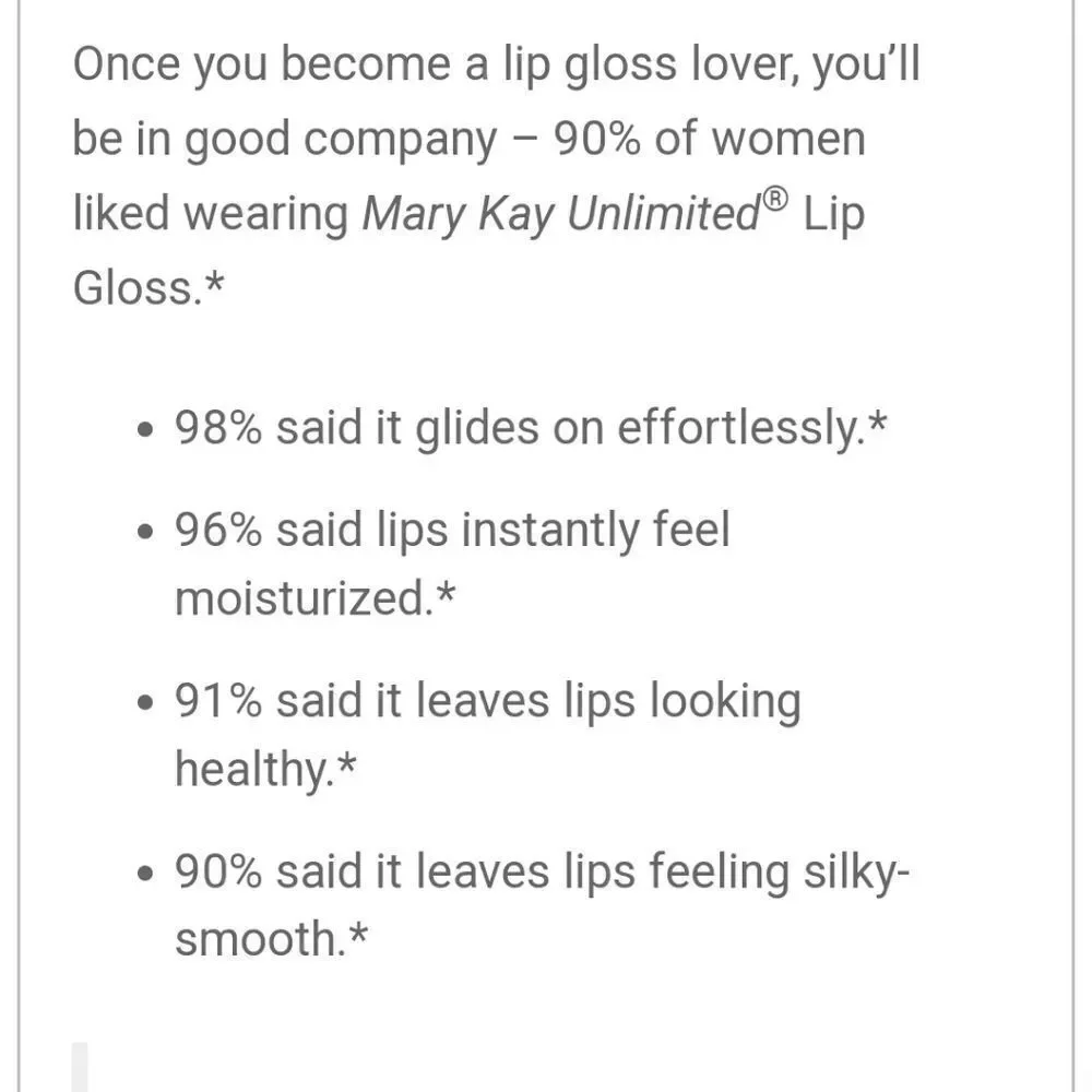 MARY KAY UNLIMITED LIP GLOSS IN COPPER AURA